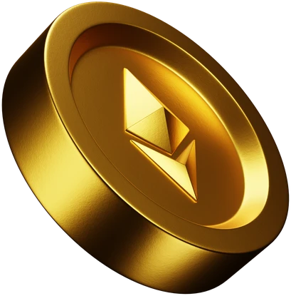Gold coin decoration